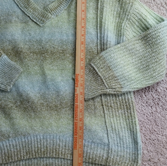Women's Sweater By SO Good For Life 5 Layer Green Fall Fashion Wear Size Large - Picture 10 of 16